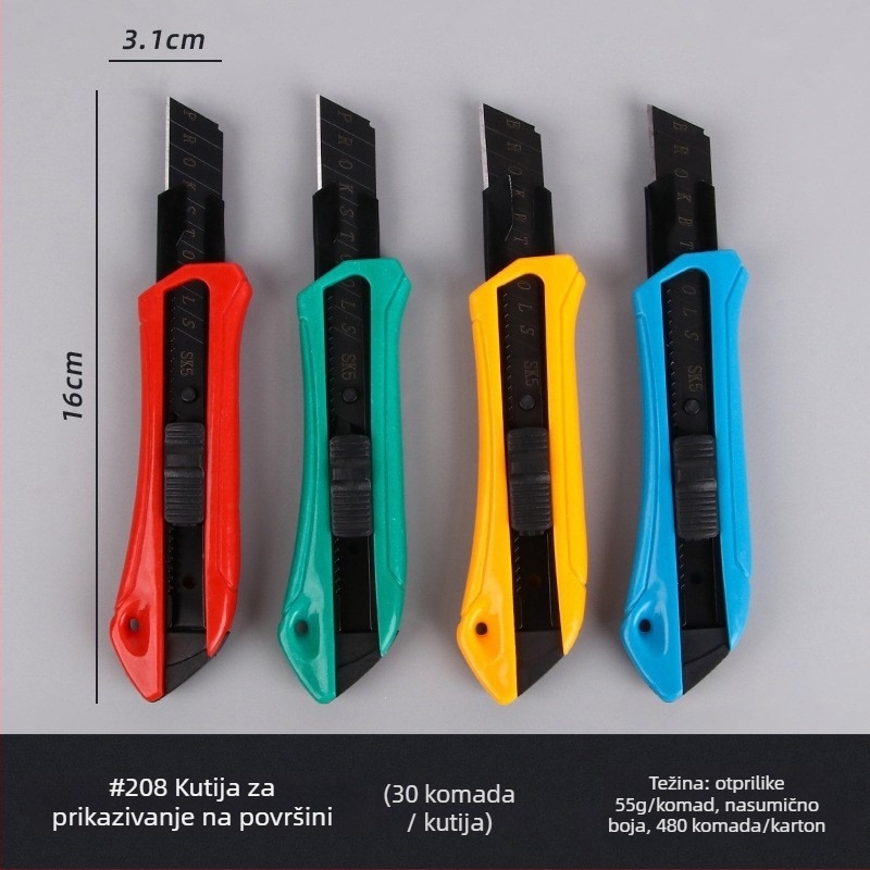 Nož za otvaranje kutija Hongnian A1007, SK5 čelik, 75 g, oštrica 10.7 x 1.9 cm