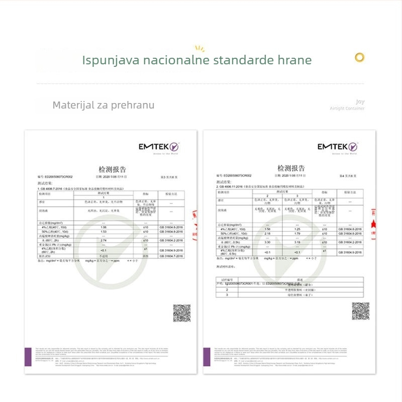 Kuhinjsku kutiju za skladištenje u frižideru – plastična, s čvrstim brtvom, za suho voće, povrće i žitarice