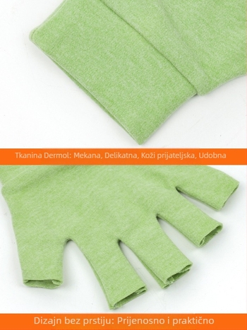 Flis rukavice za biciklizam, kratki prsti, srednja debljina, unisex, za sport i vožnju biciklom