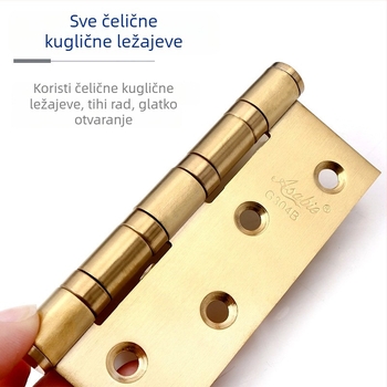 Asabi panta od nehrđajućeg čelika s ležajem, plosni tip, brušeni završetak, moderan minimalistički stil