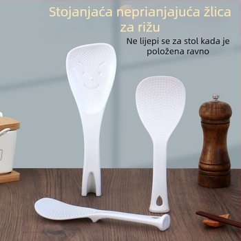 Žlica za rižu - plastična, za odrasle, Guangdong qiao, prilagodljiva
