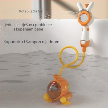 Električna podvodna igračka za kupanje za djecu - plast, raspršivačka vodena igračka, za uzrast 4–6 godina