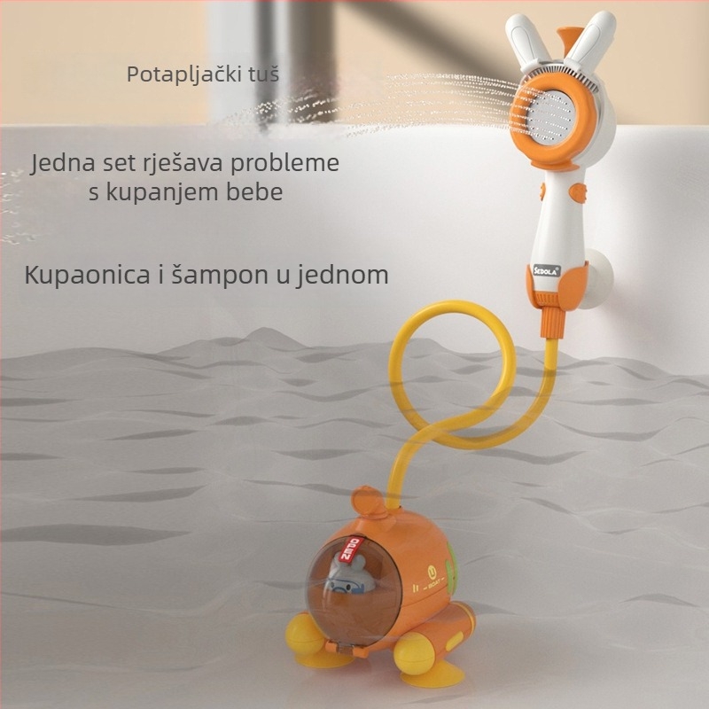 Električna podvodna igračka za kupanje za djecu - plast, raspršivačka vodena igračka, za uzrast 4–6 godina