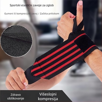 Zglobna kompresijska narukvica za zglob s Nylon-Spandexom – zaštita zgloba za odrasle, pogodna za fitness, nogomet, bućice, košarku, tenis, odbojku