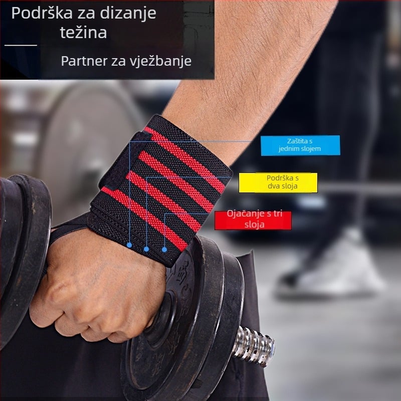 Zglobna kompresijska narukvica za zglob s Nylon-Spandexom – zaštita zgloba za odrasle, pogodna za fitness, nogomet, bućice, košarku, tenis, odbojku