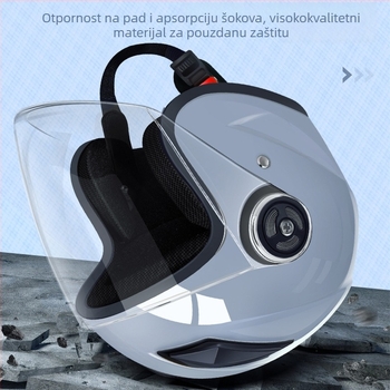 JDTK ABS polukaciga za električna vozila GB811-2022B – za odrasle, sve sezone, gradski promet, vodootporna