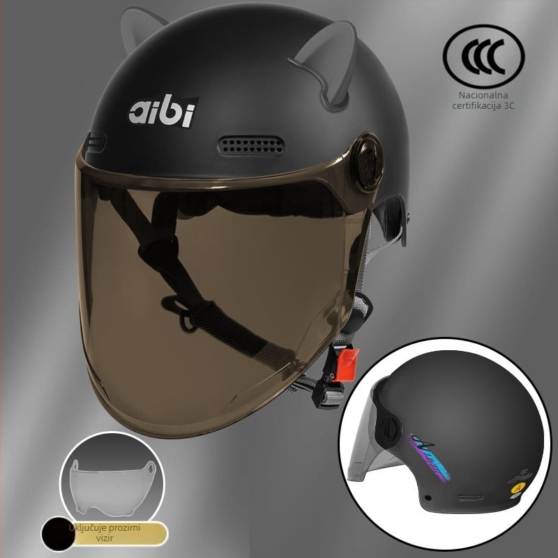 ABS kaciga za električna vozila, GB811-2022A certificirano, unisex odrasli, pogodno za dnevne vožnje