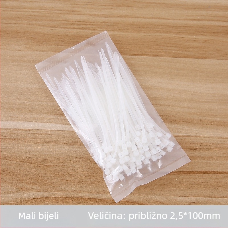 Samozaključujući plastični kaiš za kabel, jednostavan i moderan dizajn, za stolnu pohranu (Materijal: Plastika; Stil: Jednostavan i moderan; Pohrana na stolu; Izdato 2024)