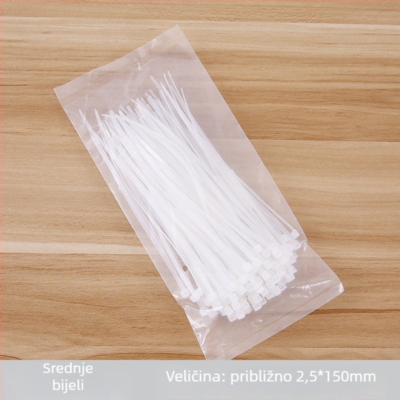 Samozaključujući plastični kaiš za kabel, jednostavan i moderan dizajn, za stolnu pohranu (Materijal: Plastika; Stil: Jednostavan i moderan; Pohrana na stolu; Izdato 2024)