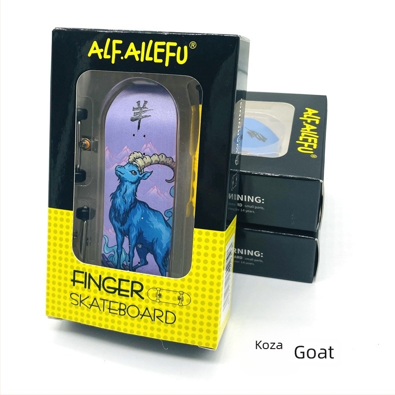 Skateboard ALF, drveni, dvostruki ljuljački mehanizam, Alf-zodiac kolekcija