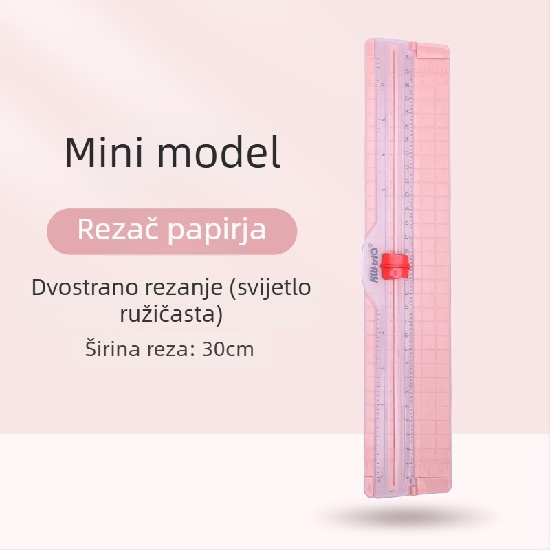 KW-TRIO 13831 Rezač papira, Plastični materijal, Lagani, Kompaktni, Prijenosni