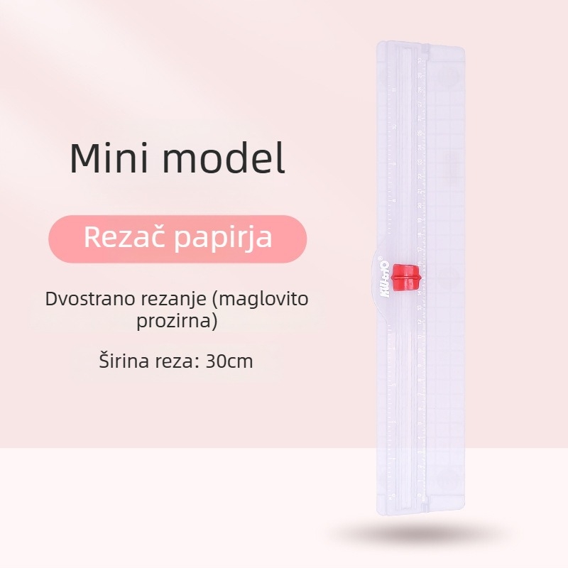 KW-TRIO 13831 Rezač papira, Plastični materijal, Lagani, Kompaktni, Prijenosni