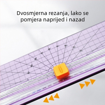 Rezač papira A4, ručni, plastično kućište, model 810 dvosmjerni