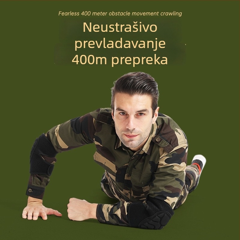 Zaštitni jastučići za koljena i lakat s debelim pjenastim slojem za sport