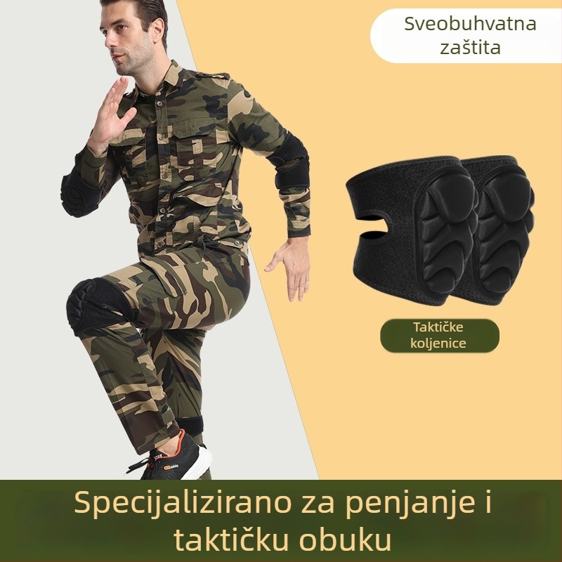 Zaštitni jastučići za koljena i lakat s debelim pjenastim slojem za sport