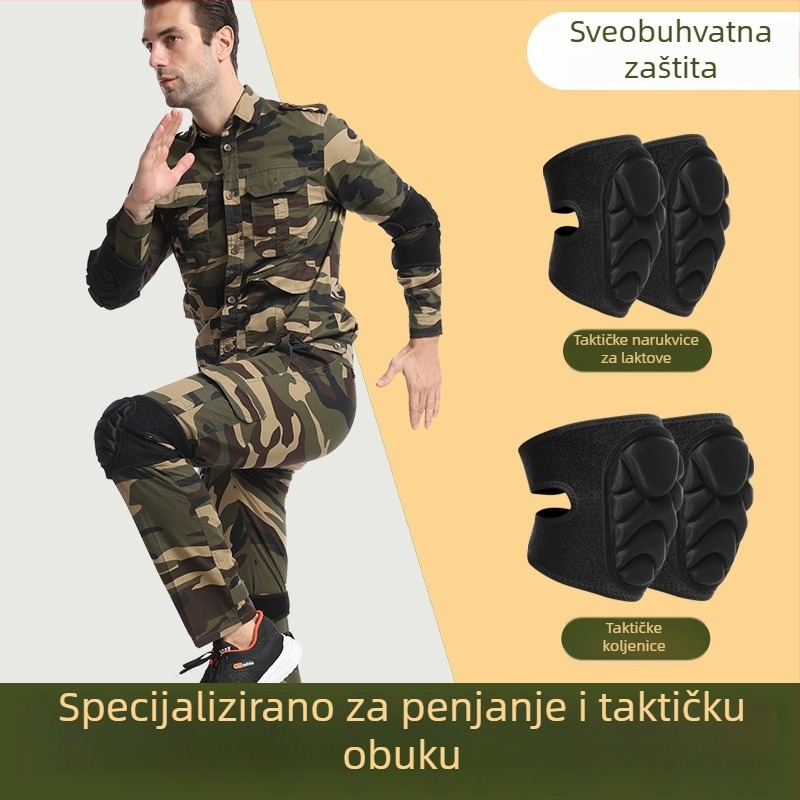 Zaštitni jastučići za koljena i lakat s debelim pjenastim slojem za sport