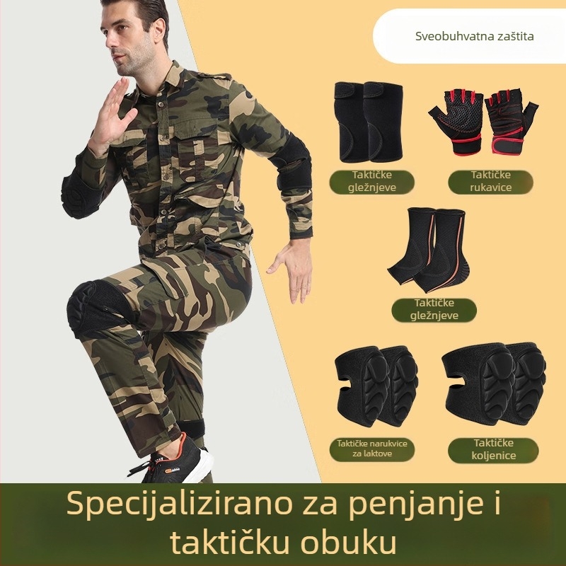 Zaštitni jastučići za koljena i lakat s debelim pjenastim slojem za sport