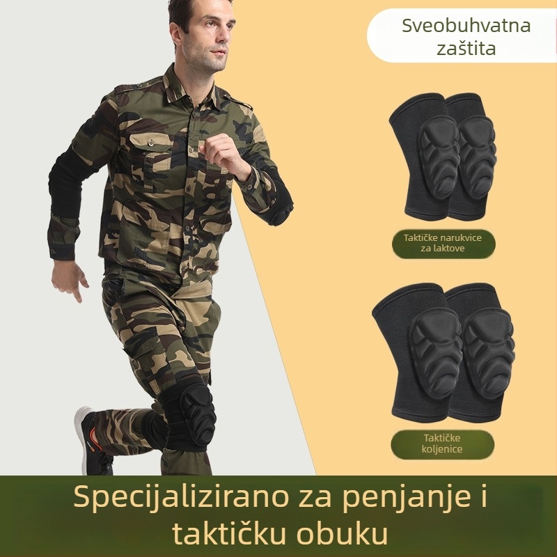 Zaštitni jastučići za koljena i lakat s debelim pjenastim slojem za sport