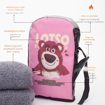 Zimske navlake za ručke na električnim vozilima | PU materijal, debeli, unisex odrasli, za svakodnevni prijevoz i vožnju biciklom