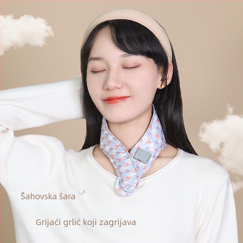 Grafen grijaći šal za vrat s zaštitom ramena, inteligentna kontrola temperature, 5V, 35–55°C