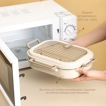 Kutija za užinu – 304 nehrđajući čelik + PP, izolirana, mikrorazina sigurn, 1–2 L, jedno/dvostruko sloj