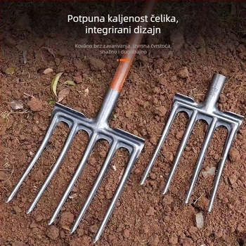 Poljoprivredna željezna vilica od visoko manganskog čelika za razrjeđivanje tla, jedinstvena debela teška glava vilice; Marka: Consultation; Glavna prodajna područja: Kina; Primjenjive industrije: Consultation