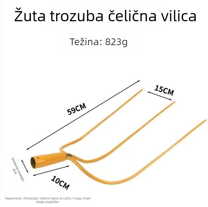 Poljoprivredna željezna vilica od visoko manganskog čelika za razrjeđivanje tla, jedinstvena debela teška glava vilice; Marka: Consultation; Glavna prodajna područja: Kina; Primjenjive industrije: Consultation