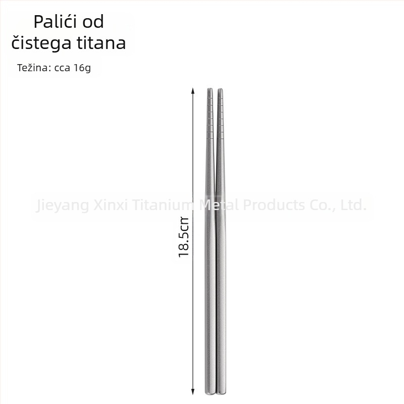 Kamperski pribor: 4-u-1 žlica za juhu, žlica za salatu, vilica za kolač i voće s otvaračem boca; čisti titan, moderan minimalistički stil, prenosan