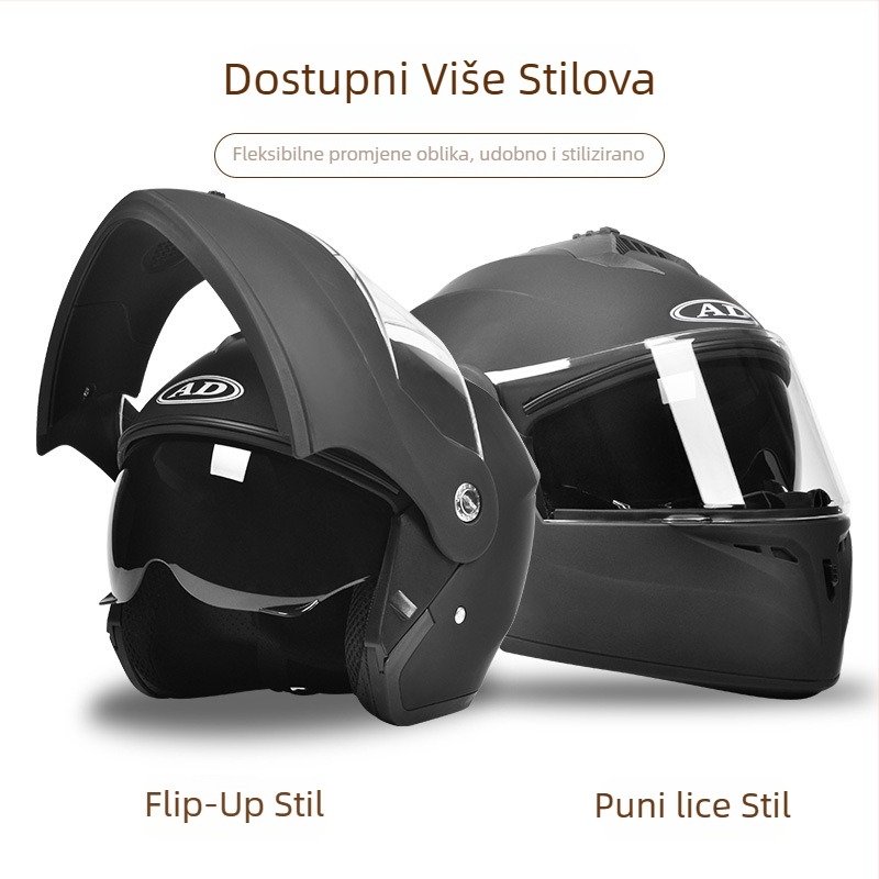 AD ABS kaciga za motor, 3C potvrda, unisex, za sve sezone