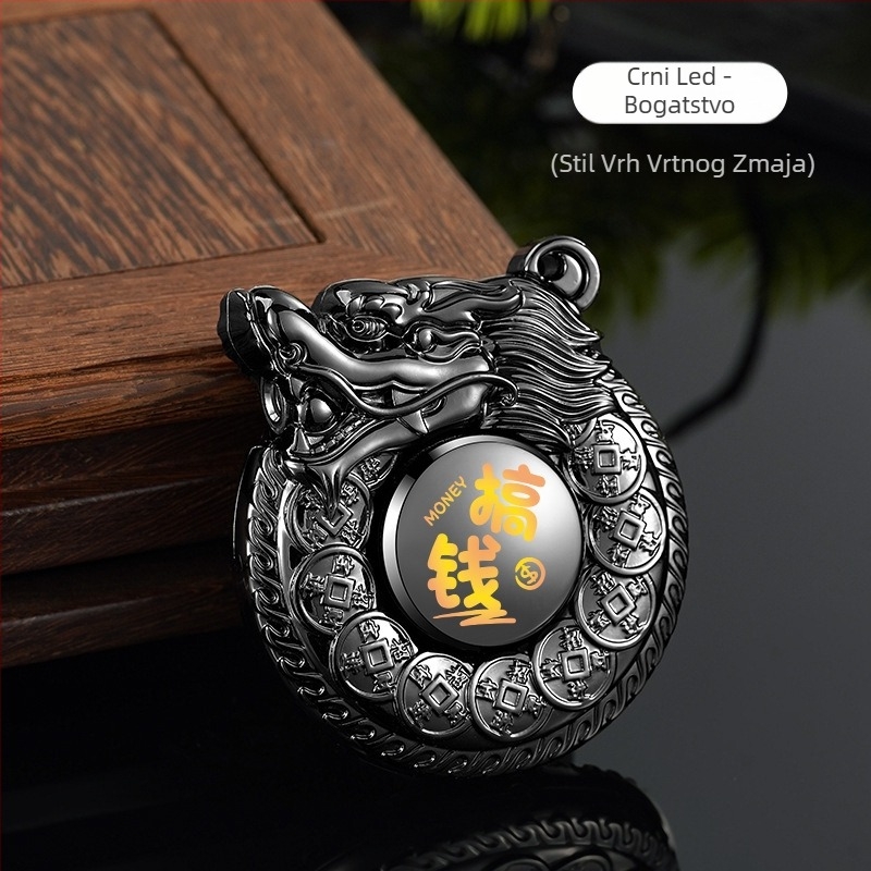 Metalni upaljač s butanom, moderan minimalistički dizajn, višekratna upotreba.