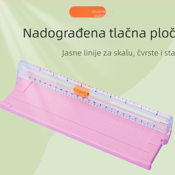 A5 plastični rezač papira, prijenosni, klizni tip, model 857, šifra proizvoda GYDZ03, glava oštrice