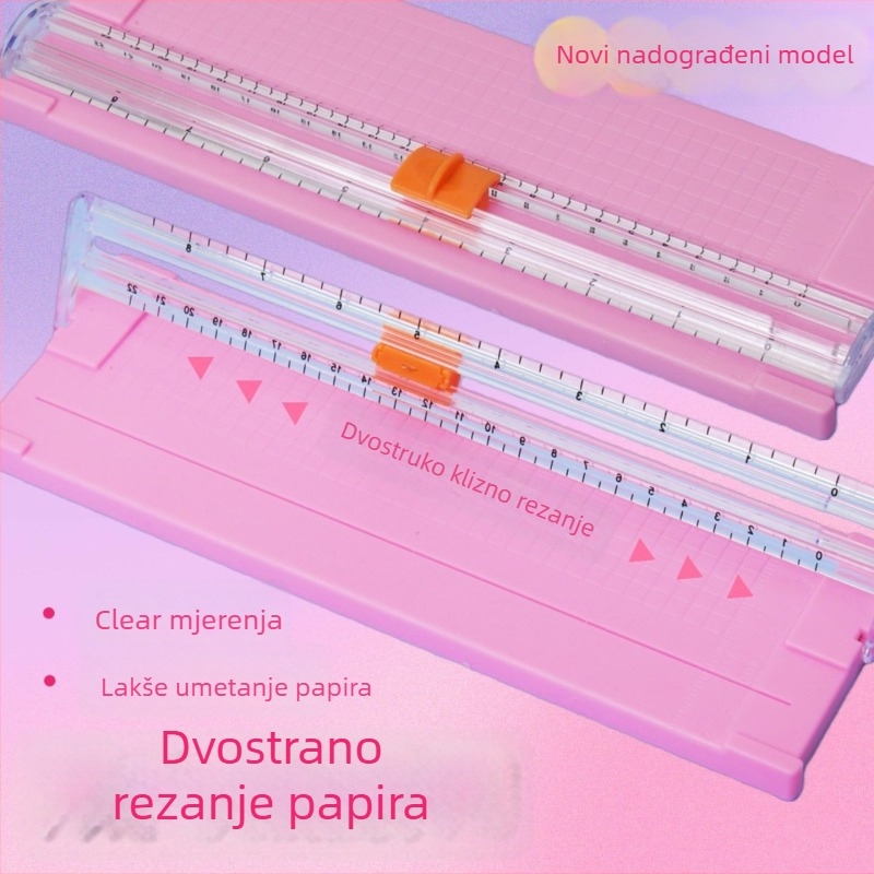 A5 plastični rezač papira, prijenosni, klizni tip, model 857, šifra proizvoda GYDZ03, glava oštrice