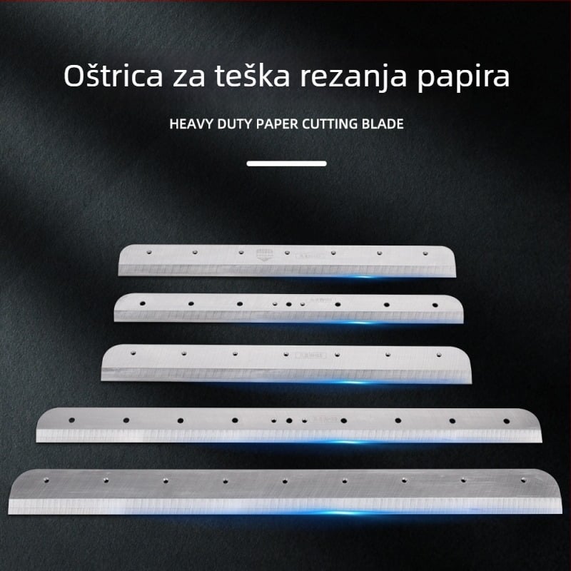 Ručni teški rezač papira – zamjenska oštrica, metal, model A3/A4, kompatibilan s 868A3/868A4/858A3/858A4