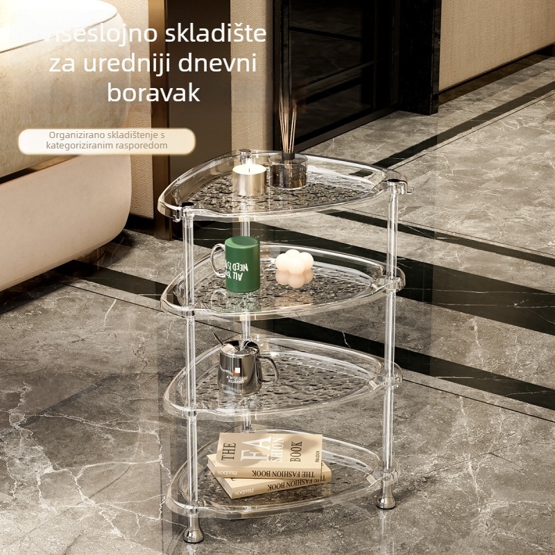 Rohasti stalak za pohranu za kupaonicu i dnevni boravak, plastični materijal, višeslojni, lagan luksuzni stil, višefunkcionalan, modeli SW8523, SW8524, SW8525, SW8523A, SW8524A, SW8323, SW8324