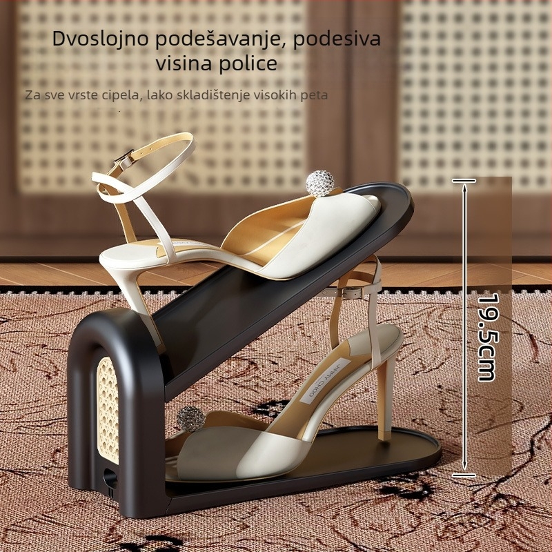 Plastični regač za cipele, vintage stil, montaža potrebna, 1 sloj (Materijal: Plastika, Stil: Vintage, Montaža: Potrebna, Broj slojeva: 1)