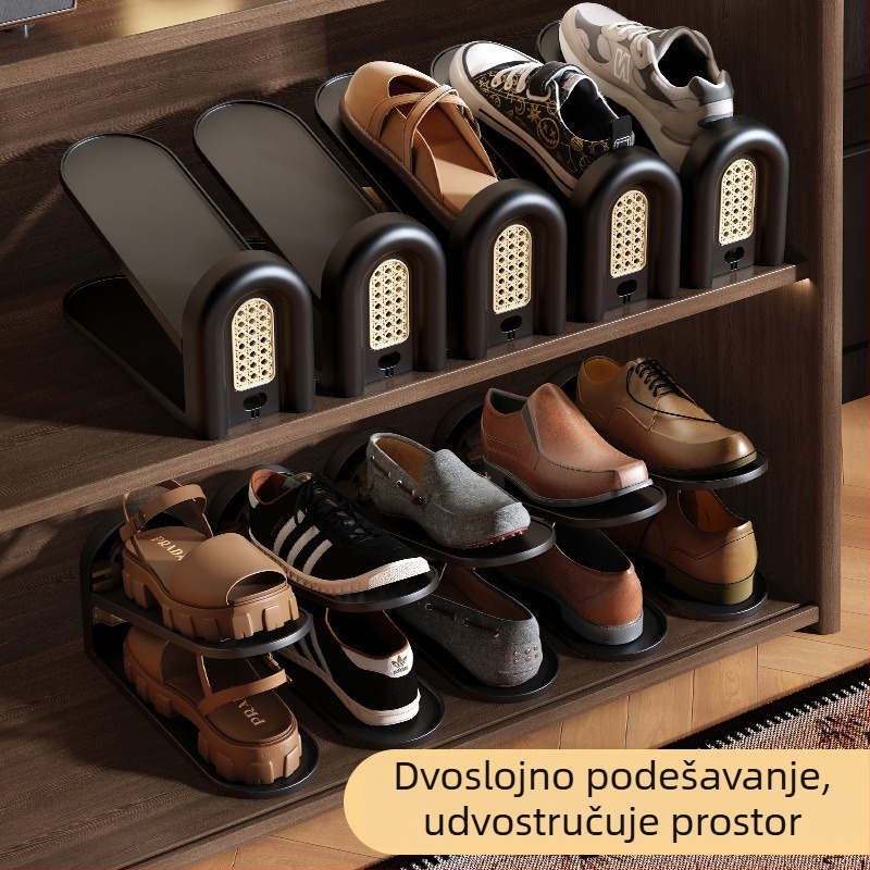Plastični regač za cipele, vintage stil, montaža potrebna, 1 sloj (Materijal: Plastika, Stil: Vintage, Montaža: Potrebna, Broj slojeva: 1)