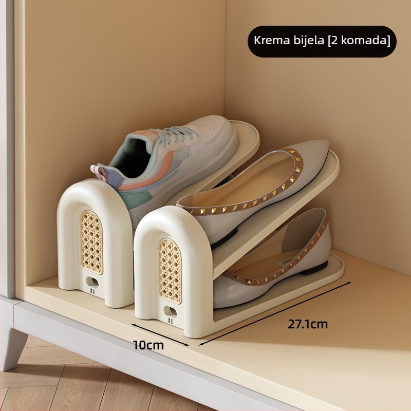 Plastični regač za cipele, vintage stil, montaža potrebna, 1 sloj (Materijal: Plastika, Stil: Vintage, Montaža: Potrebna, Broj slojeva: 1)