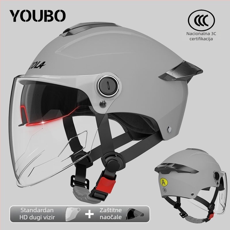 ABS polu-šlem za električna vozila – 3C potvrda, za odrasle, gradska vožnja