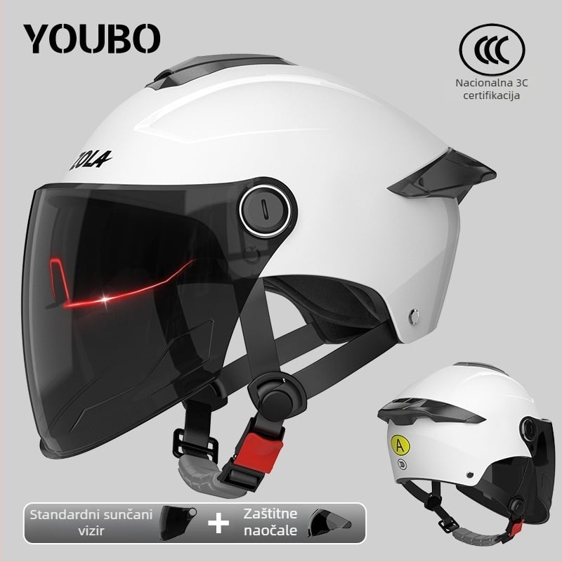 ABS polu-šlem za električna vozila – 3C potvrda, za odrasle, gradska vožnja