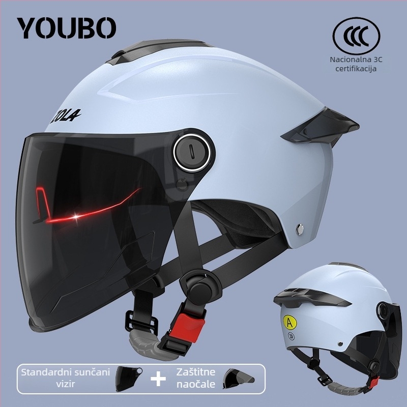 ABS polu-šlem za električna vozila – 3C potvrda, za odrasle, gradska vožnja