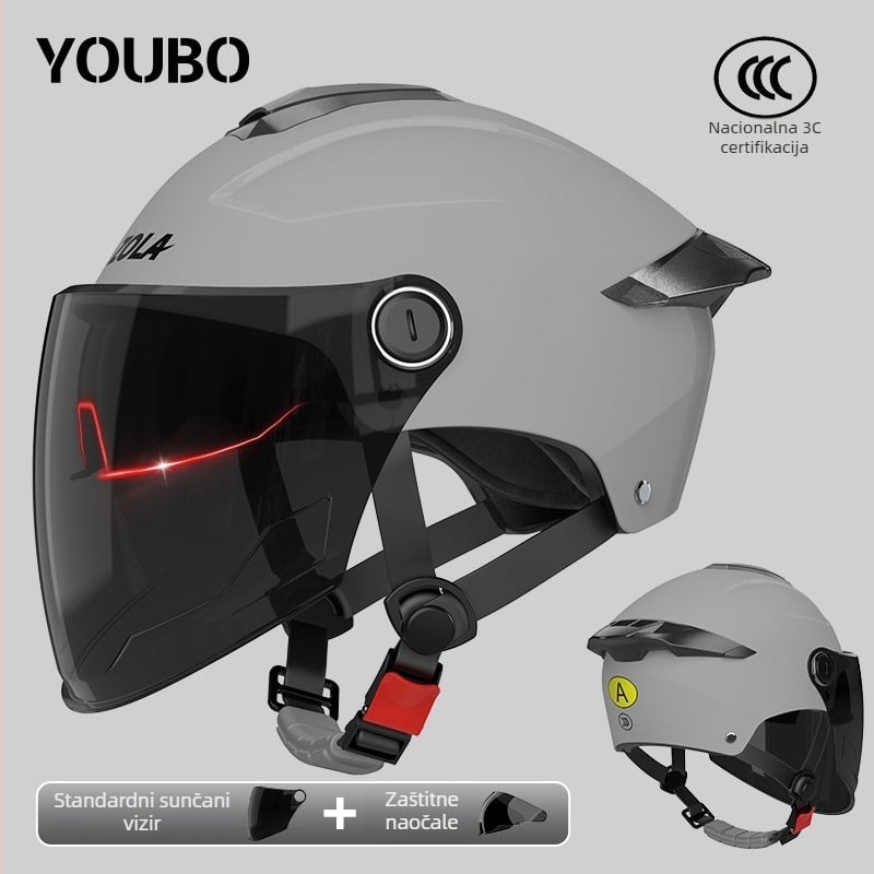 ABS polu-šlem za električna vozila – 3C potvrda, za odrasle, gradska vožnja