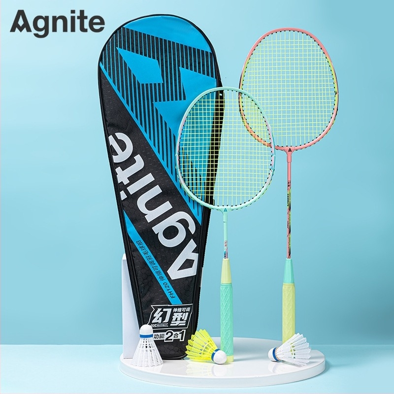Deliangernet badminton raketa, 2 komada, 95–100 g, pravolinijski udarac, za amatere i juniore