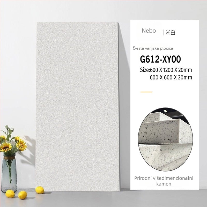 Puna pločica od kvarca s punim tijelom, imitacija kamena, mat završni sloj, protuklizna, otporna na habanje