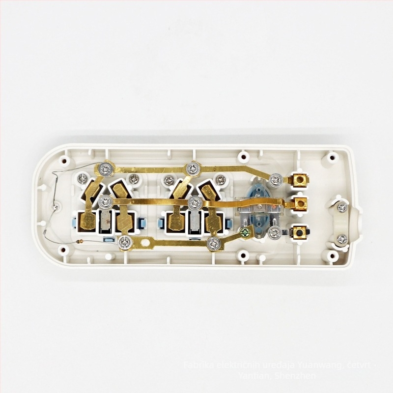 Kablna utičnica s dvije utičnice prema Nacionalnom standardu, bakreni vodovi, 10A