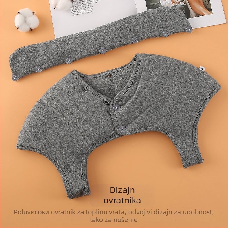 Šal za ramena s toplom podstavom, zaštita ramena i vrata, pogodno za spavanje, universalno za dom i kućni ured; glavni materijal: pamuk izvana i iznutra, punilo od svile vlakana