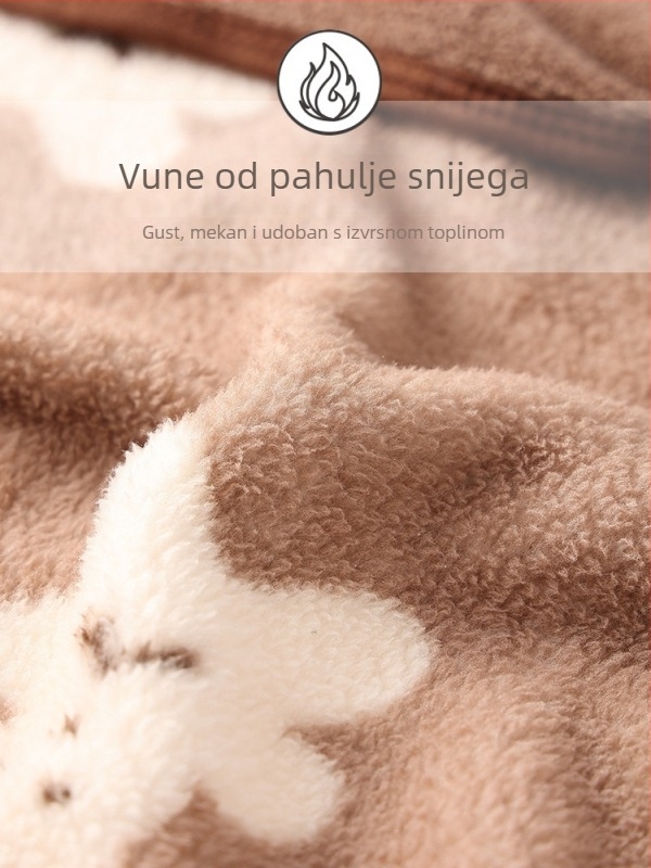 Šal zaštita ramena s fleeceom od snježnog velūra, Mengli Premium; za opću uporabu; rame