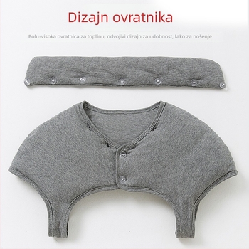 Šal za zaštitu ramena za odrasle, pamuk, topao i debeo
