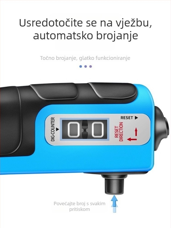 Trener snage hvata s ABS kućištem, podesivim brojčanim modelom i modelom od pjene, za sveobuhvatni trening