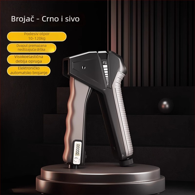 Trener snage hvata s ABS kućištem, podesivim brojčanim modelom i modelom od pjene, za sveobuhvatni trening