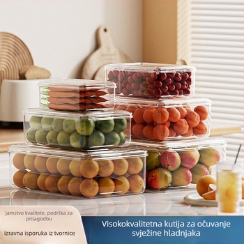 Kutija za čuvanje svježine u hladnjaku – Baiwen, plastika hrane, prijenosna, zatvorena, za skladištenje